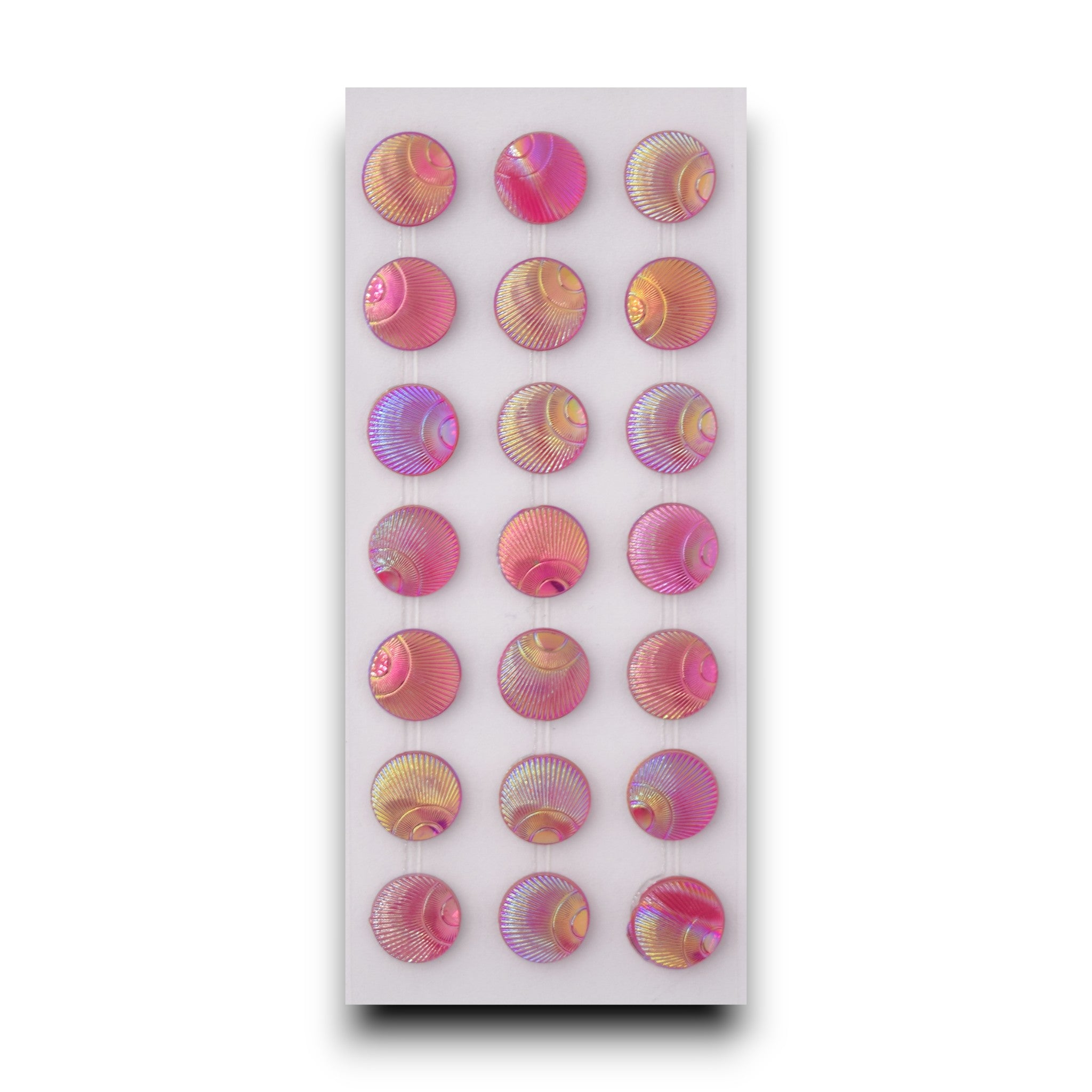 Pink Iridescent Seashell Gems